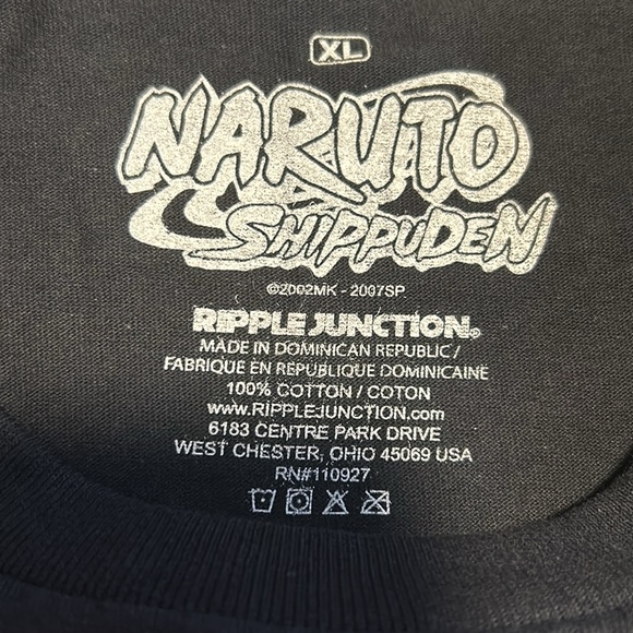 Naruto Shippuden Naruto Itachi Bubble T-Shirt NEW size XL - Picture 5 of 5
